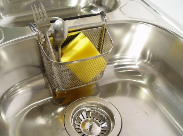 best way to clean stainless steel kitchen sink