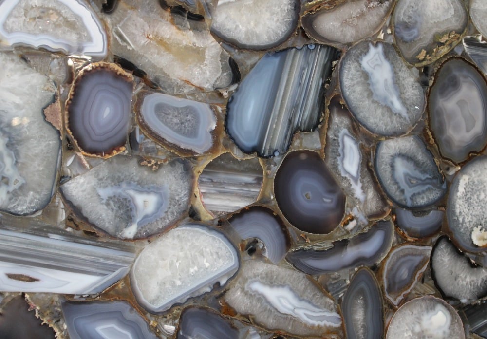 blue agate countertops